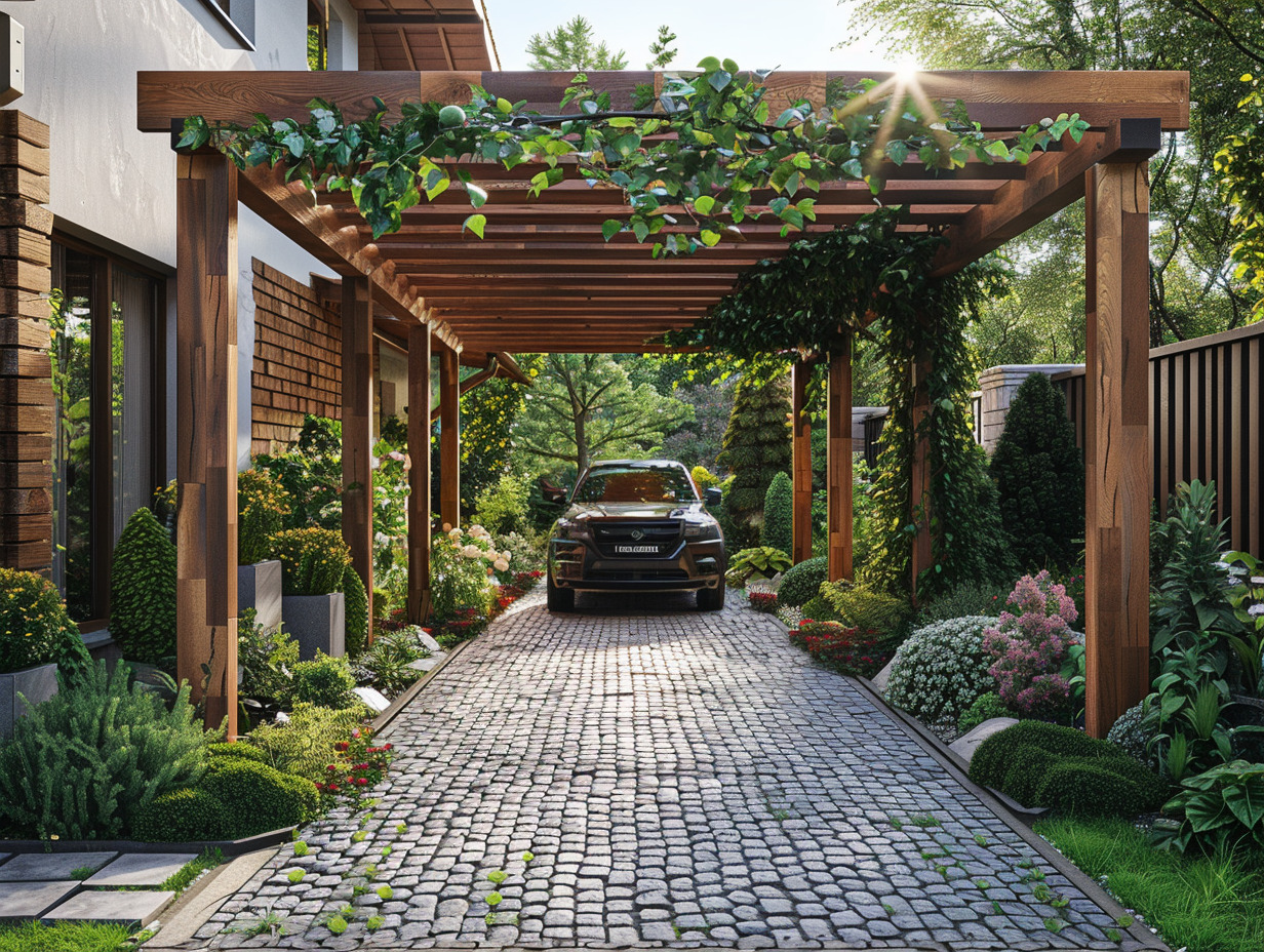 carport bois